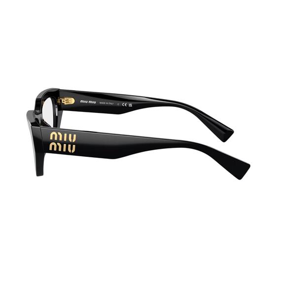 1003. Miu Miu black eyeglasses 03XV 51mm - Picture 3 of 6